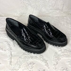 DONALD J. PLINNER Women's Loafers Hope 66 Sz 7M Preppy Goth Core Dark Fairy Core